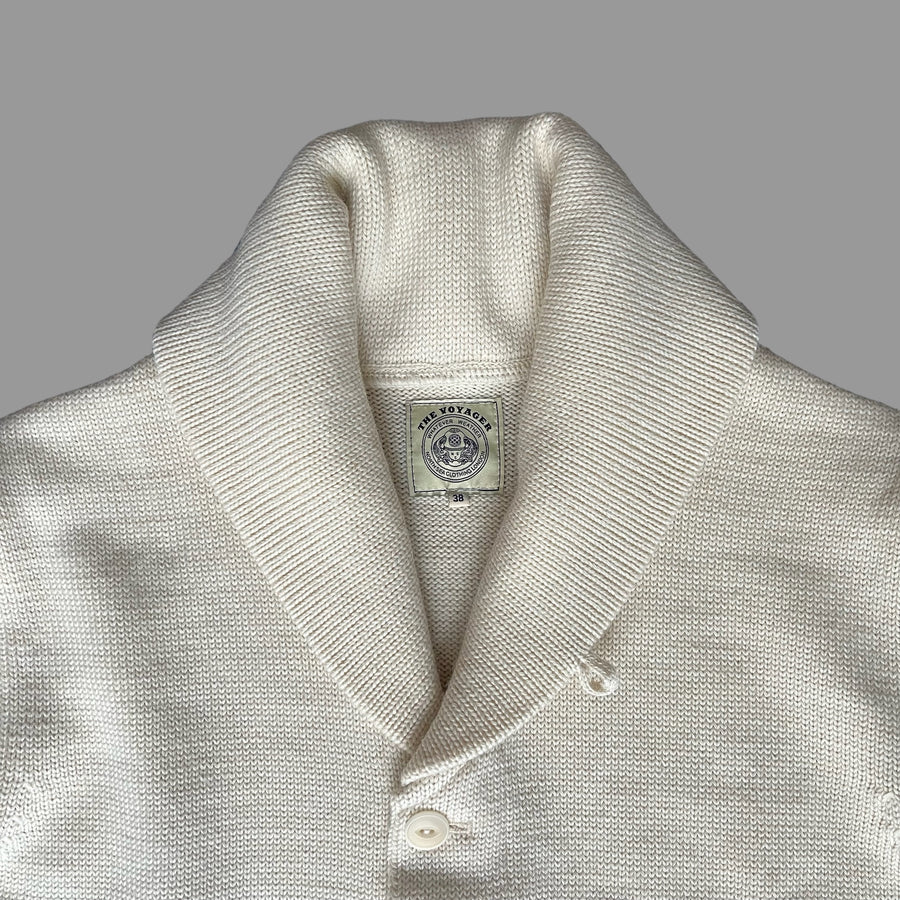 THE NEW VOYAGER CARDIGAN - ECRU