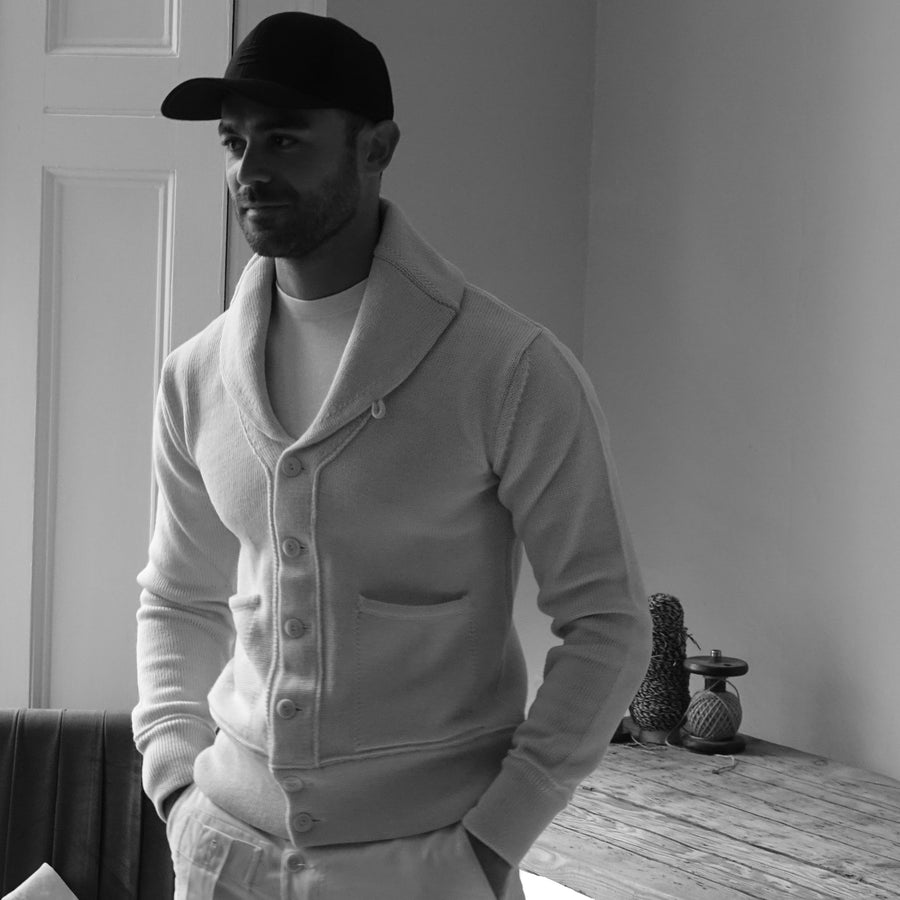 THE FRONTIER CARDIGAN - ECRU