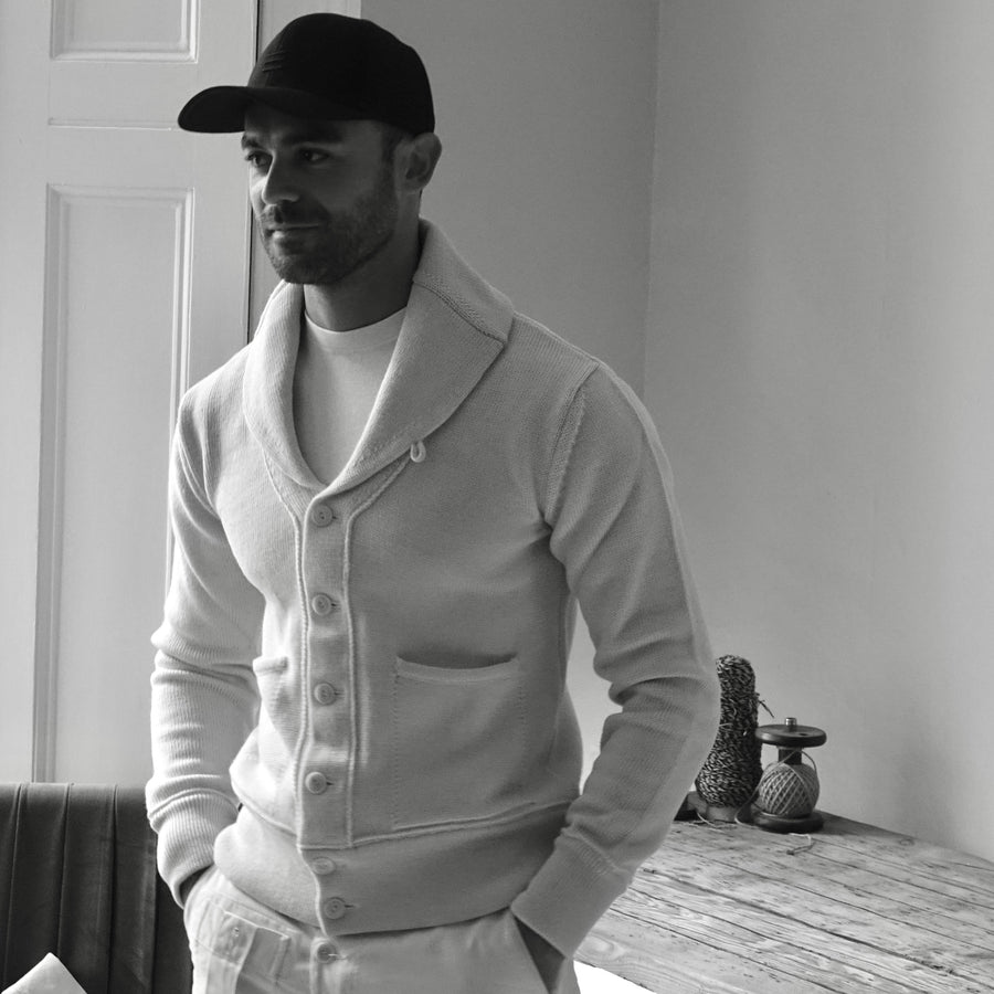 THE FRONTIER CARDIGAN - ECRU