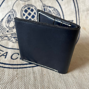 SAMPLE SALE - LEATHER SUB WALLET - NAVY BLUE