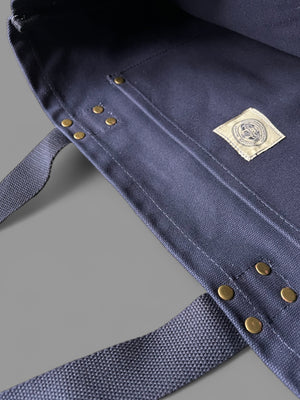 NSC Heavy Tote bag - Cream/Navy blue