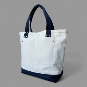 NSC Heavy Tote bag - Cream/Navy blue