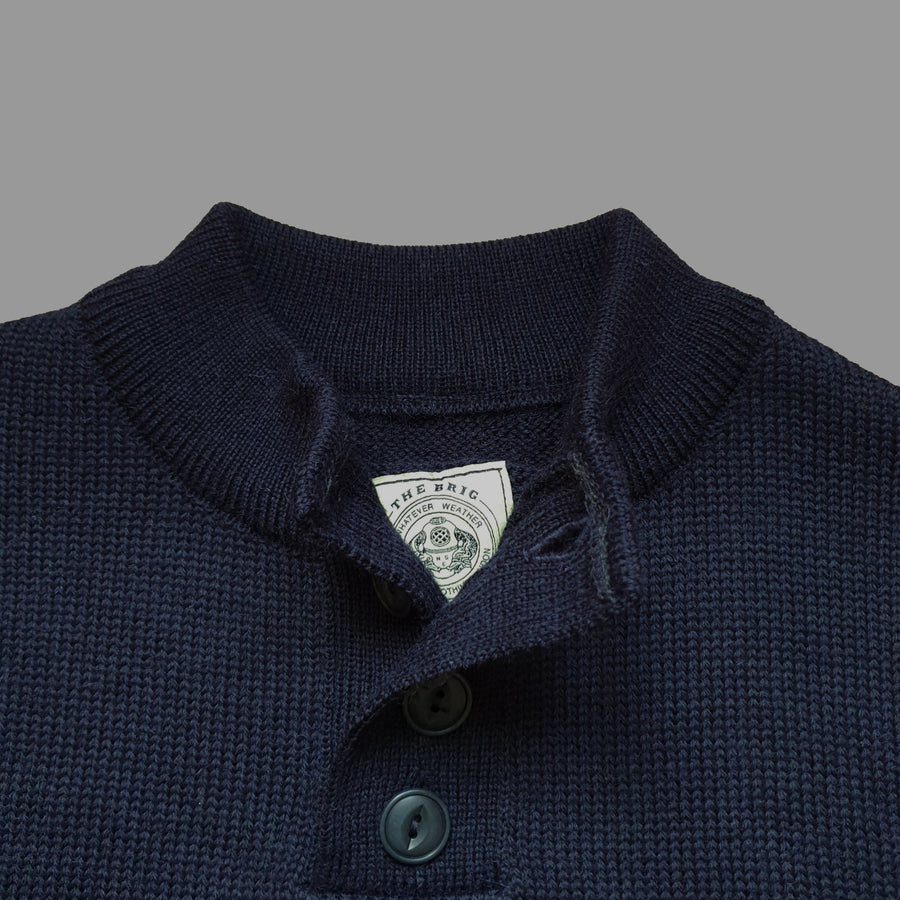 THE BRIG BUTTON FRONT - NAVY