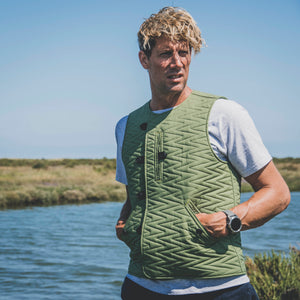 BODY WARMER TYPE 2 - OLIVE GREEN