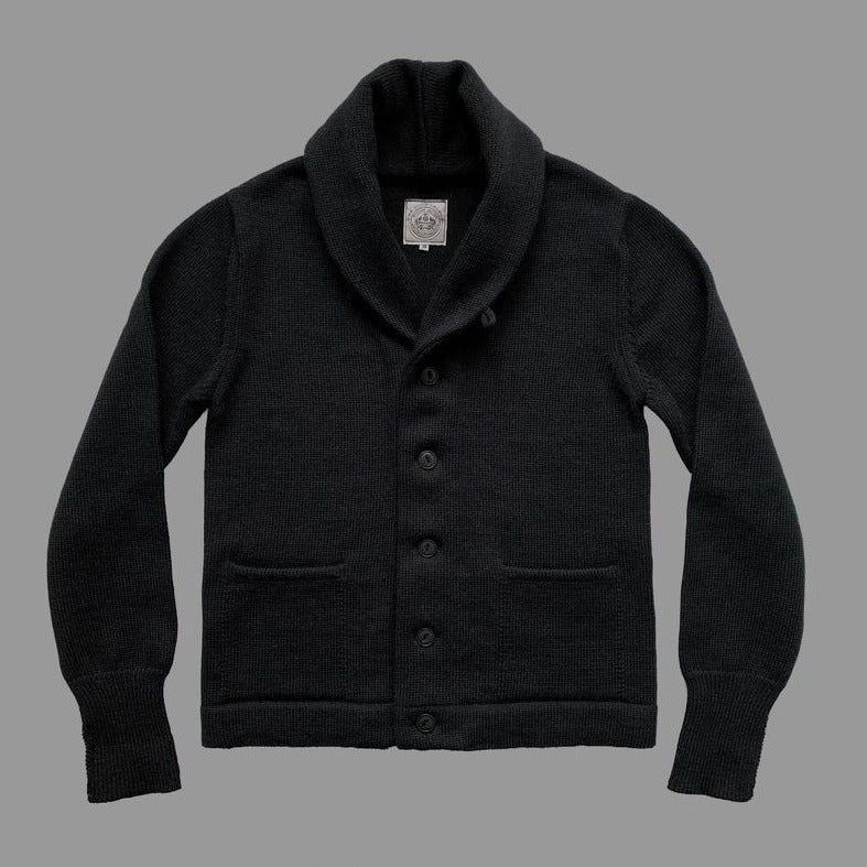 THE EXPEDITION CARDIGAN -  BLACK